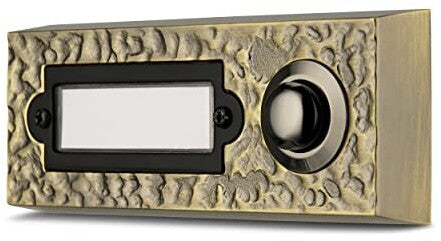 REV Ritter REV Klingeltaster 1-fach Bronze mit Namensschild Klingeltaster Bronze – Ansicht 1