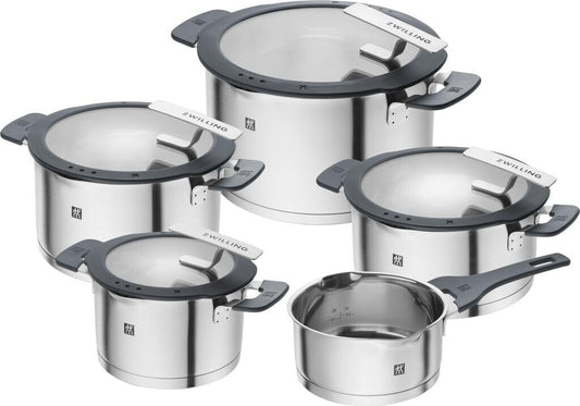 Zwilling Simplify Kochtopfset 5-teilig Edelstahl 5-teiliges Set
