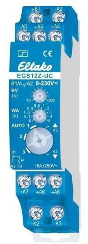 Eltako EGS12Z-UC Stromstoß-Gruppenschalter 1+1 Schließer 16 A 8–230 V UC