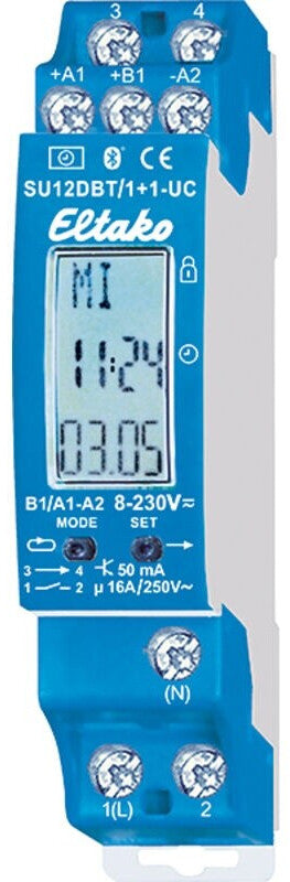 Eltako SU12DBT/1+1-UC Digitale Zeitschaltuhr 2 Kanäle
