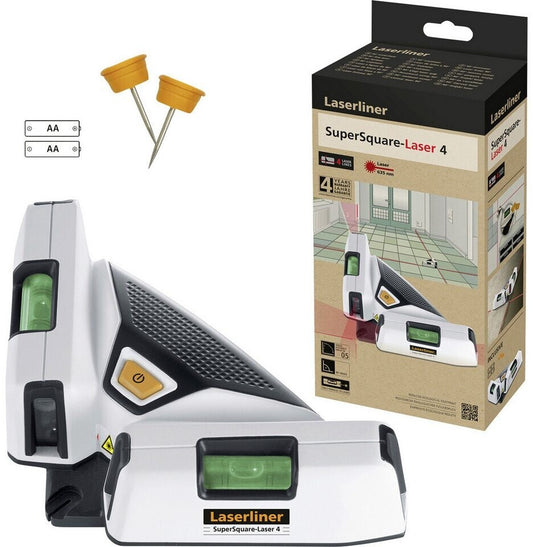 Laserliner SuperSquare-Laser 4 Bodenlinienlaser vier Laserlinien 90°-Ausrichtung