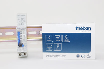 Theben SYN 160 a Analoge Zeitschaltuhr 24 h 1 TE 16 A 1600001 Hutschiene Neu – Ansicht 3