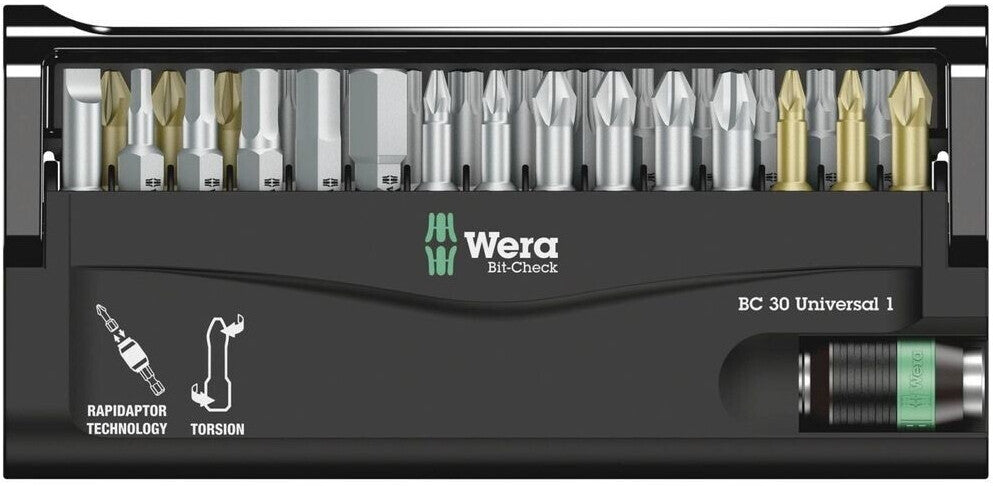 Wera BC Universal/30 Bit-Check (056440) Werkzeug für Werkstatt Montage und Repar – Bild 2