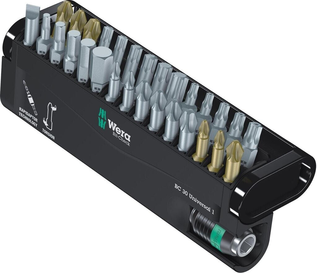 Wera BC Universal/30 Bit-Check (056440) Werkzeug für Werkstatt Montage und Repar – Bild 1