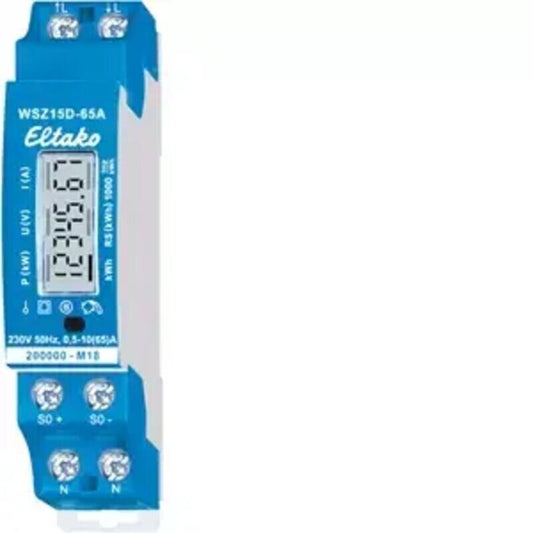 Eltako WSZ15D-65A MID MID-Wechselstromzähler 1-phasig 65 A MID geeicht